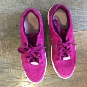 Girl Boss Pink platform Air Force 1